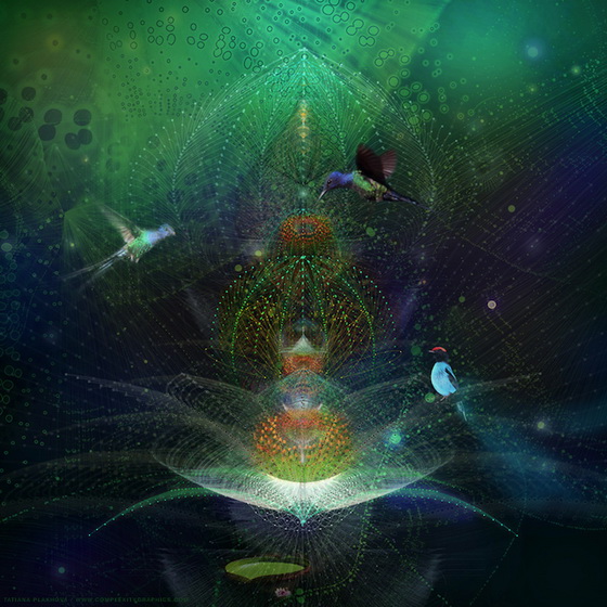 BIOSPHERE: Digital Art Inspired by the Beauty of Chaos and Cosmic Space
