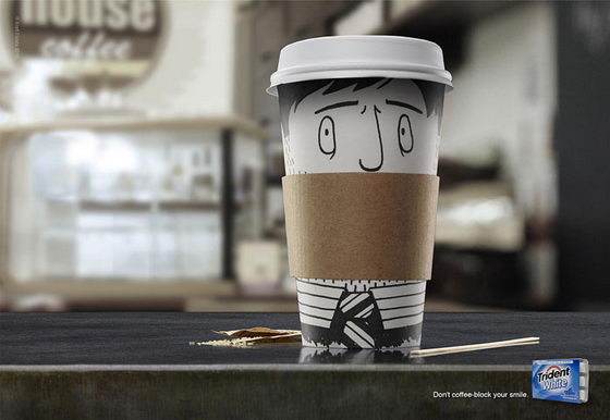Don't coffee-block your Smile: Clever Campaign from Trident