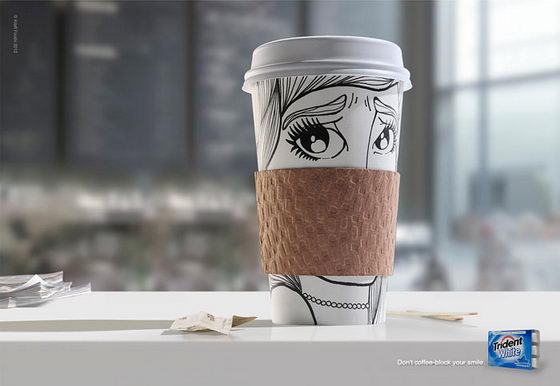 Don't coffee-block your Smile: Clever Campaign from Trident