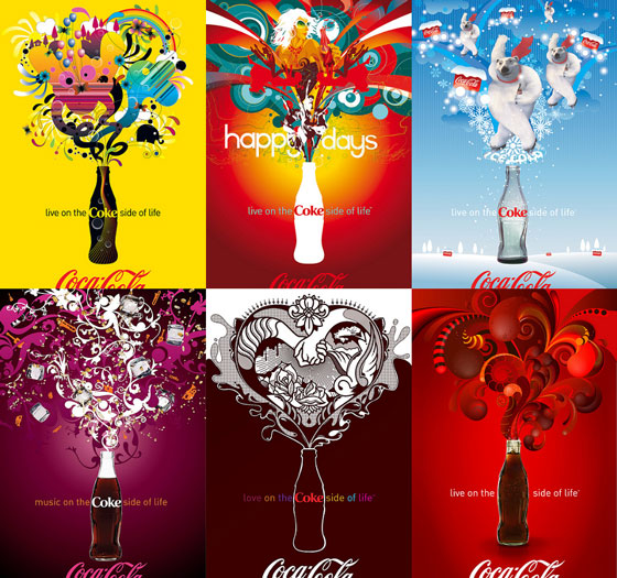 Inspiring Coca Cola Print and Outdoor Advertisement Design