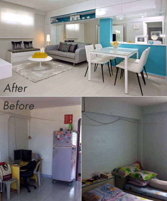 Incredible Renovation: Successful Makeover of Singapore Shoebox Apartment