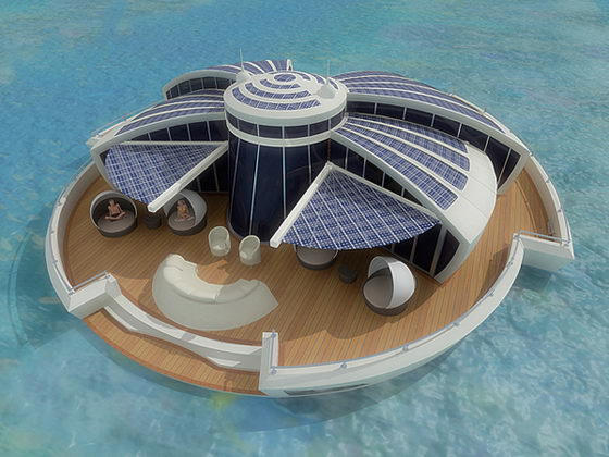 Fantastic Solar Floating Resort by Michele Puzzolante
