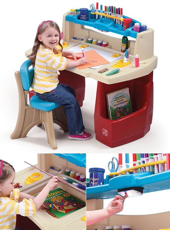 100 Step2 Deluxe Art Desk Step2 Kohl U0027s Kids Art Desk