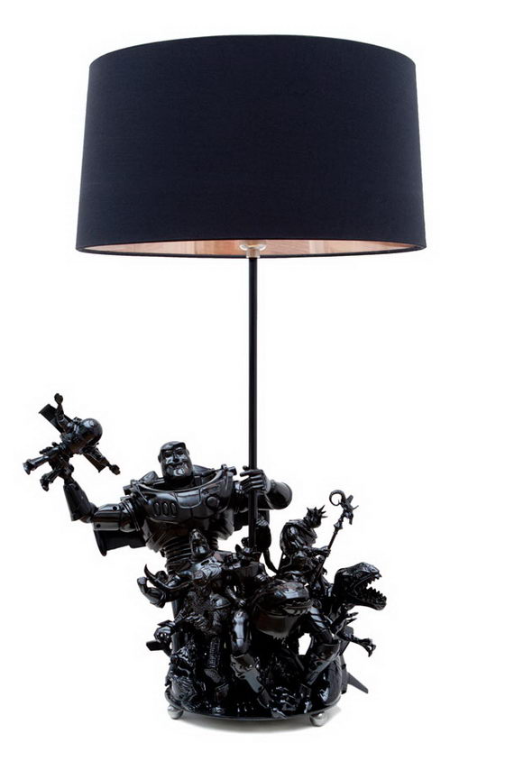 Amazing Sculpted Bespoke Lamps by Evil Robot Designs