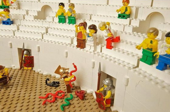 Mind-boggling World's First Rome's LEGO Colosseum by Ryan McNaught