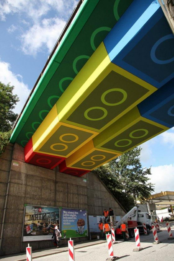 Giant Lego Bridge in Germany by Megx