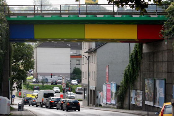 Giant Lego Bridge in Germany by Megx