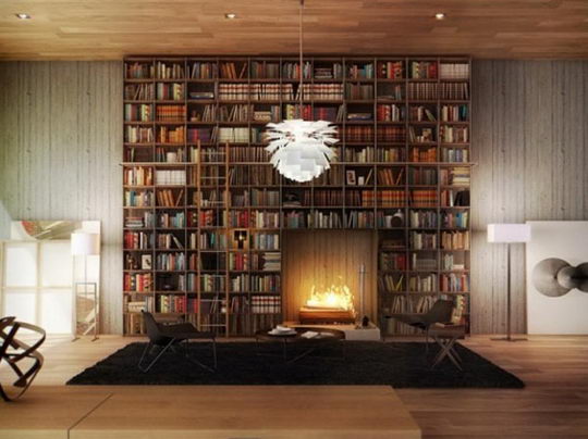 24 Beautiful and Cozy Home Library Ideas - Design Swan