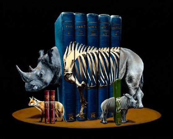Whimsically Surreal Animal Painting by Jacub Gagnon