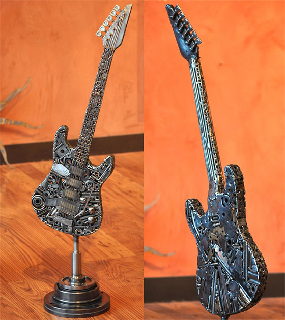 Crafted Recycled Metal Sculptures by Brian Mock