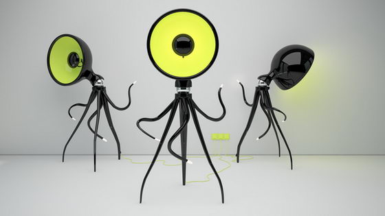 Octopussy: Surprisingly Funny but Gorgeous Floor Lamp