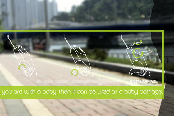 Ride ON: an Innovative Concept of Baby Carriage