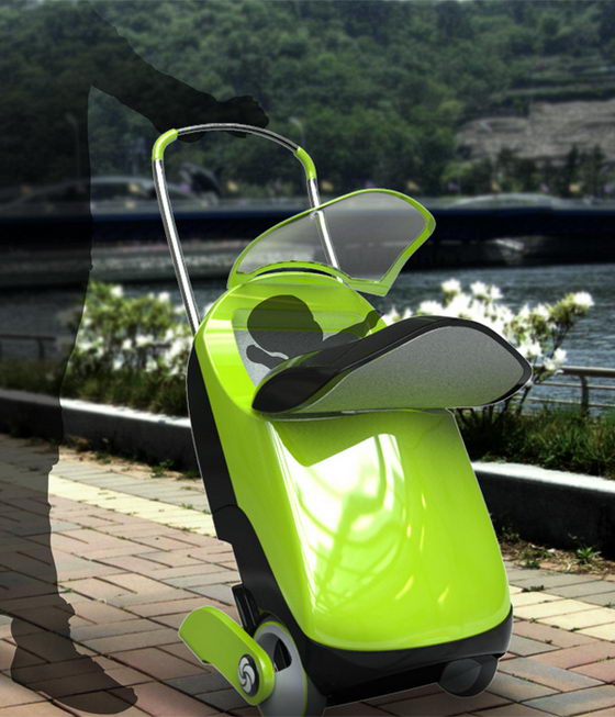 Ride ON: an Innovative Concept of Baby Carriage