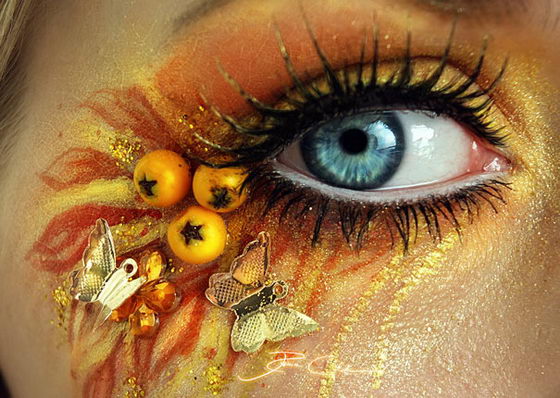 Incredibly Beautiful Eye Make-up Art by Svenja Jödicke