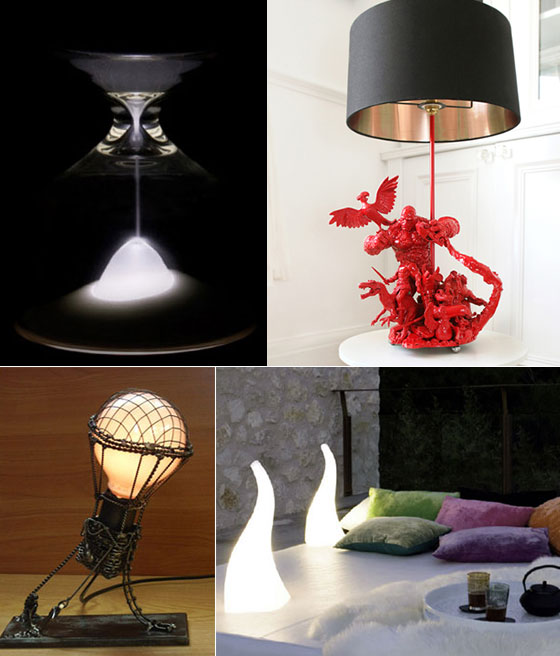 unique bed lamps