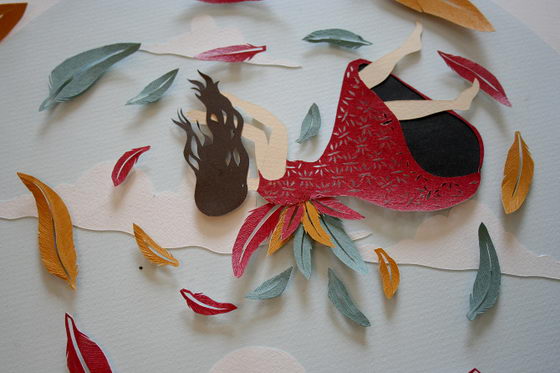 Fairy Tales and Childhood Inspired Paper Art by Sarah Dennis