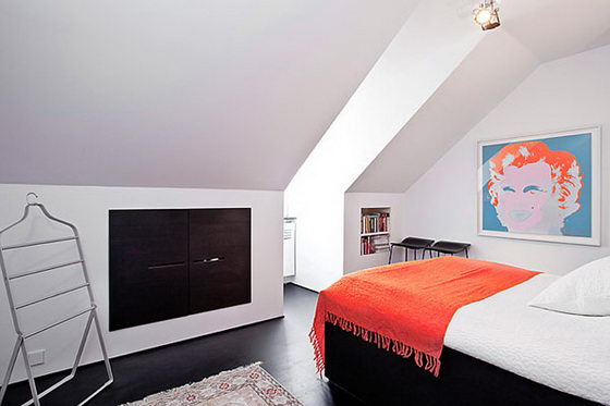 Space-efficient Lovely 54 Sqm Scandinavian apartment Design