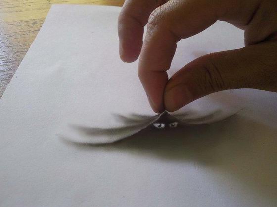 Optical Illusion: 3D Drawing by Ramon Bruin
