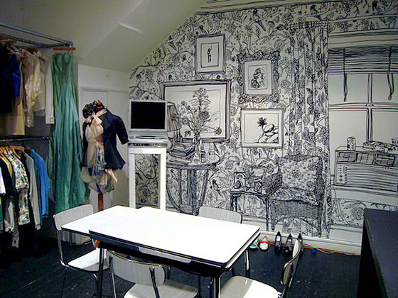 Incredibly Intricate Wall Drawings by Charlotte Mann - Design Swan