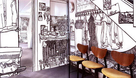 Incredibly Intricate Wall Drawings by Charlotte Mann