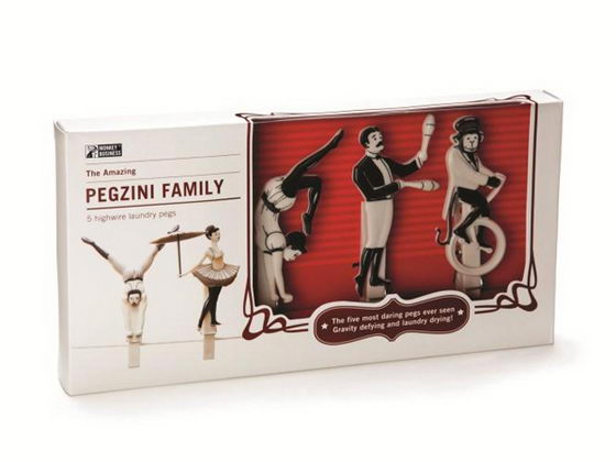 Pegzini Family: Most Daring Laundry Pegs Ever