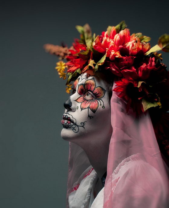 17 Amazing Día de los Muertos Sugar Skull Make-up Art