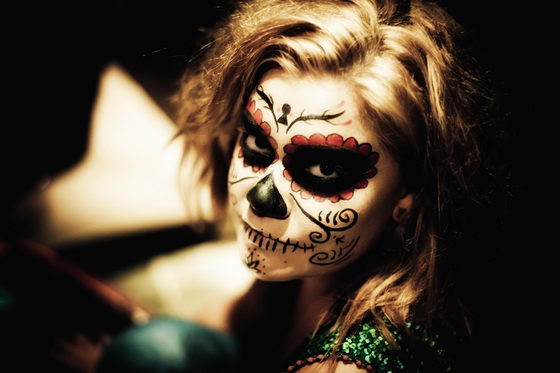 17 Amazing Día de los Muertos Sugar Skull Make-up Art