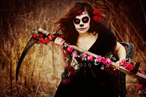 17 Amazing Día de los Muertos Sugar Skull Make-up Art