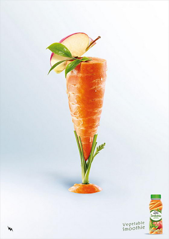 Vegetable Cocktails: Creative Vegetable Smoothie Campaign