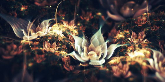 Alien Flower: Fascinating 3D Fractal Flowers by Chiara Biancheri