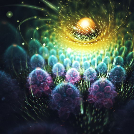 Alien Flower: Fascinating 3D Fractal Flowers by Chiara Biancheri