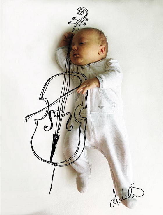 When My Baby Dreams: Whimsical Baby Napping Photos