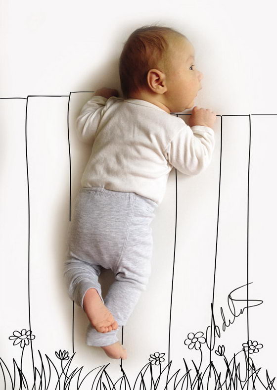 When My Baby Dreams: Whimsical Baby Napping Photos