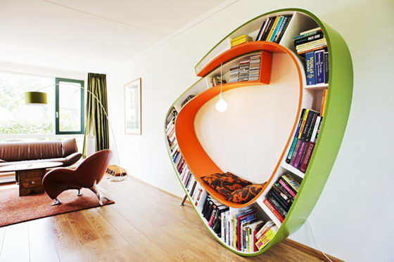Bookworm: a Creative Bookcase by Atelier 010