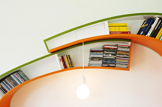 Bookworm: a Creative Bookcase by Atelier 010