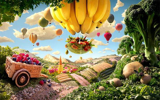 Foodscape: a Dreamy World of Food by Carl Warner