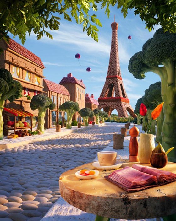 Foodscape: a Dreamy World of Food by Carl Warner