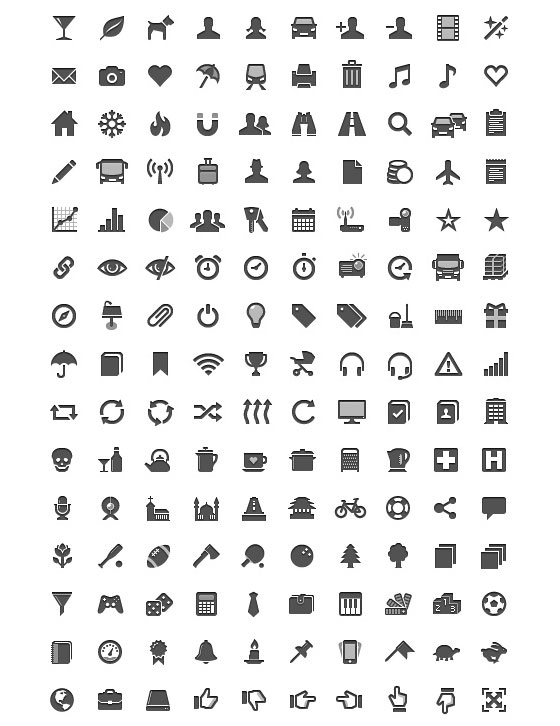 Friday Giveaway: 18 Free Minimal Icon Sets