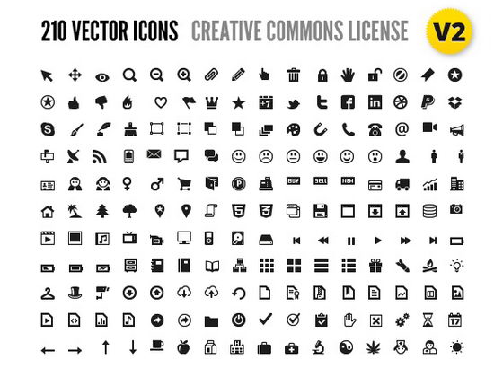 Friday Giveaway: 18 Free Minimal Icon Sets