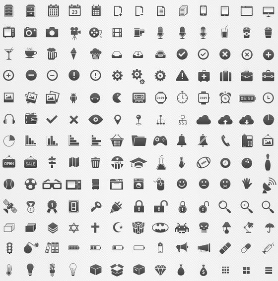 Friday Giveaway: 18 Free Minimal Icon Sets