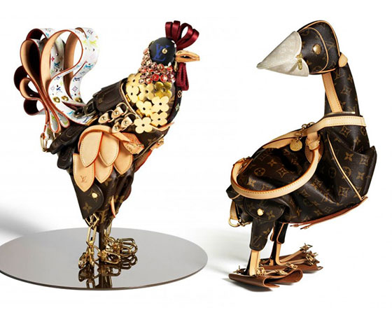 Maroquinaris Zoologicae: Amazing Animal Sculptures Made Out of Louis Vuitton