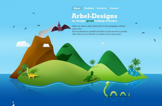 16 Awesome Websites with Illustrated Landscapes