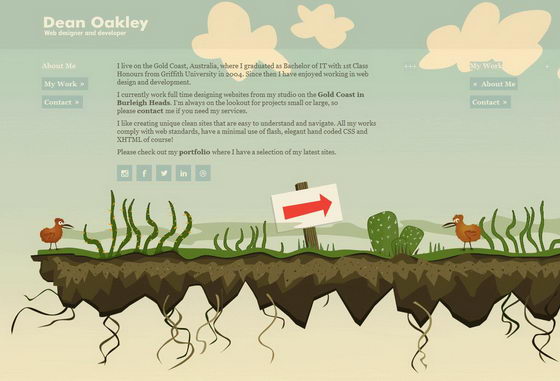 16 Awesome Websites with Illustrated Landscapes