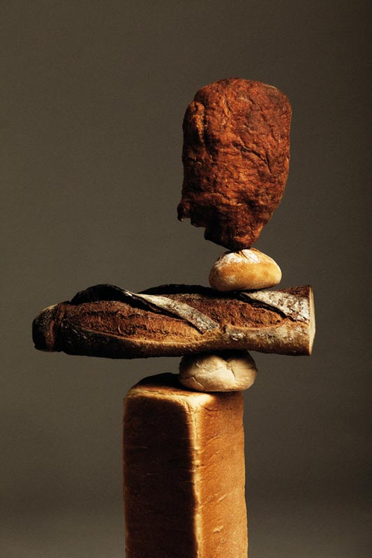Stunning Bread Sculptures: Balancing Bread by Ana Dominguez and Omar Sosa