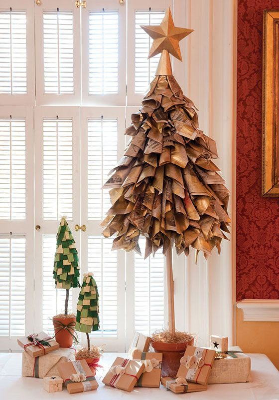 16 Creative Unconventional Christmas Tree Ideas