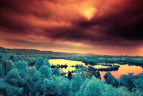 Magical Land: Breathtaking Infrared Landscapes Photography by David Keochkerian