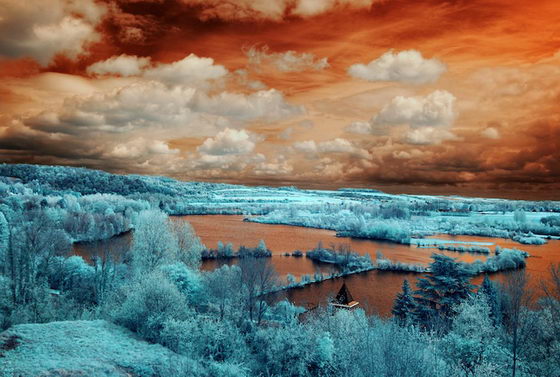 Magical Land: Breathtaking Infrared Landscapes Photography by David Keochkerian