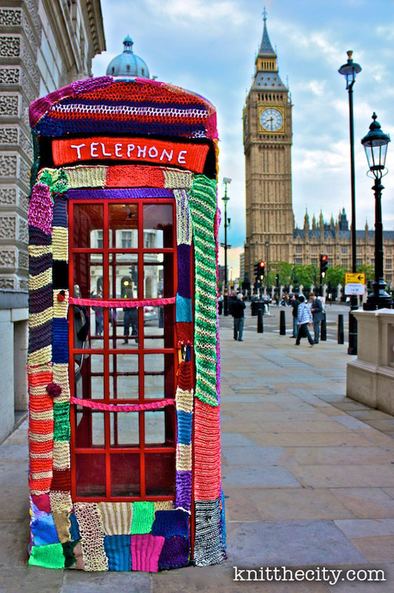 18 Awesome Yarn bombing Examples