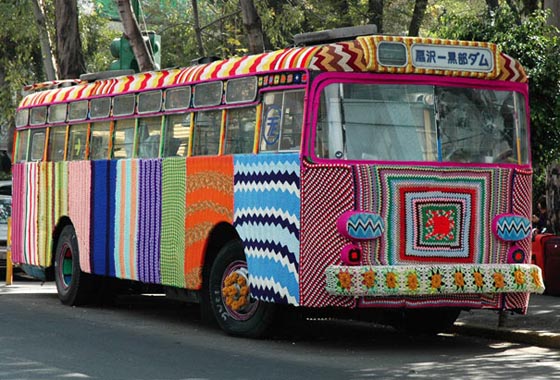 18 Awesome Yarn bombing Examples