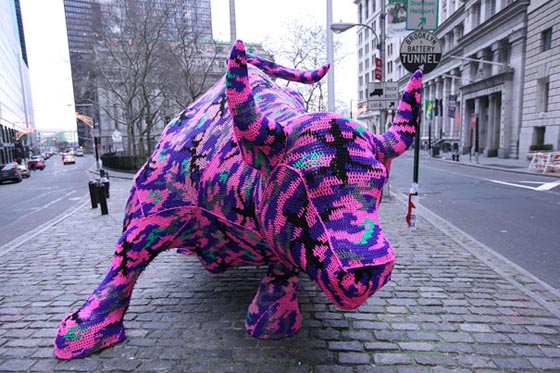 18 Awesome Yarn bombing Examples